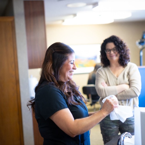 Staff Candids HWH Ortho 2020 Topeka KS Orthodontist 104 500x500 - My Teeth Moved! How Invisalign Can Restore Your Smile