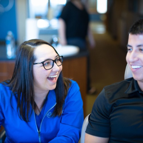 Staff Candids HWH Ortho 2020 Topeka KS Orthodontist 155 500x500 - What Does Team-Treating Mean for Our Patients?