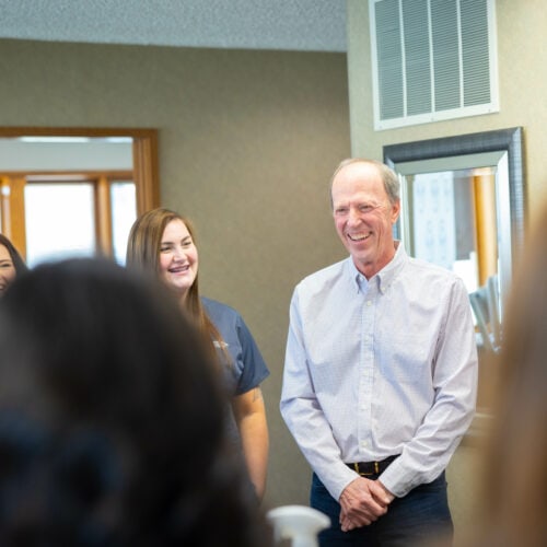 Doctor Candids HWH Orthodontics Hamilton Wilson Hendrickson Topeka KS 2023 247 500x500 - Meet Dr. Scott Hamilton | Your Orthodontist - WH Orthodontics