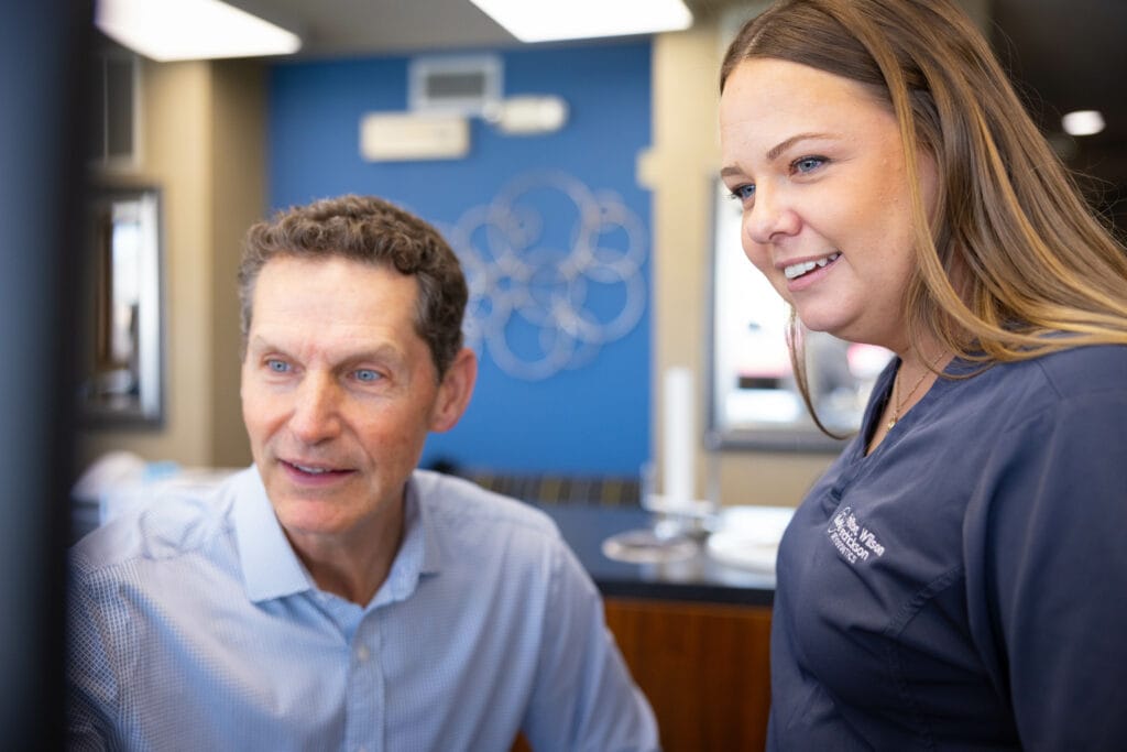 Doctor Candids HWH Orthodontics Hamilton Wilson Hendrickson Topeka KS 2023 316 1024x683 - How Orthodontists Monitor Your Progress During Treatment